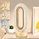 Modern Style Led Touch Modern Crystal Table Lamp For Bedroom Restaurant Bar Bedside Night Light Rechargeable Table Lamp