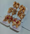Sparkling Blossom Leaf Earrings – Gold Plated Set (6 Pairs)