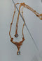 Elegance Duo Crystal Pendant Necklace